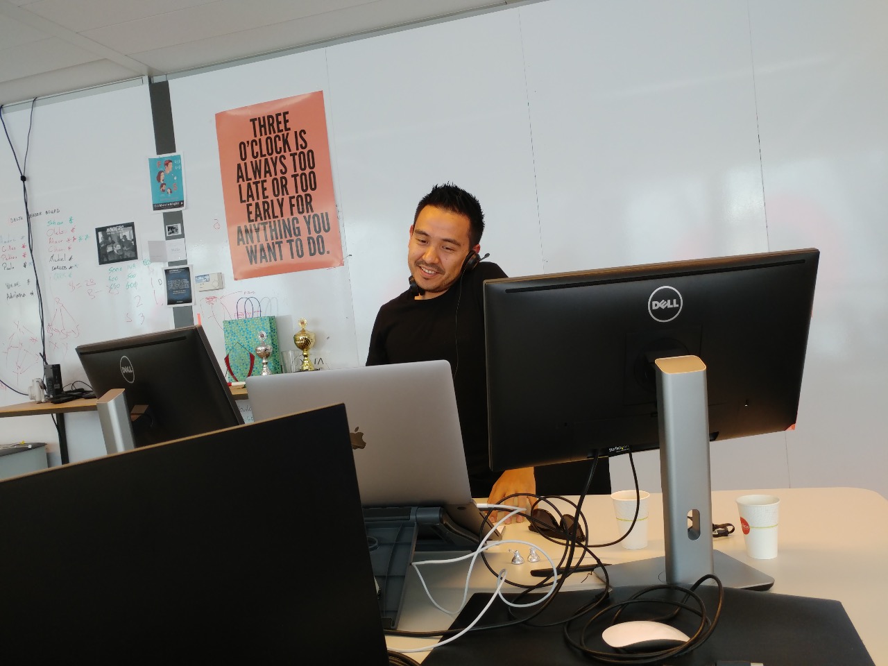 Founder working at CareerConcierge.io office in Amsterdam